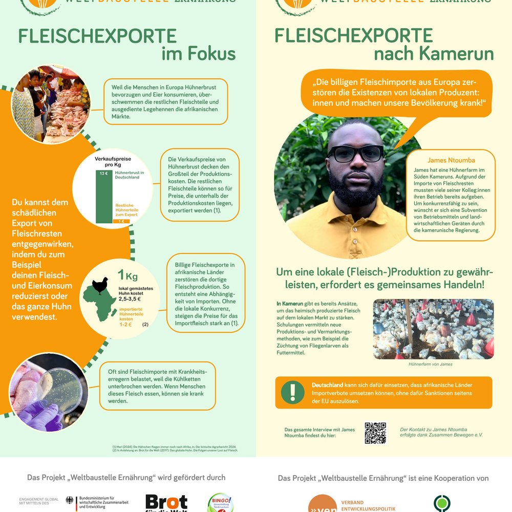 Fleischexportbanner Kamerung in Detail