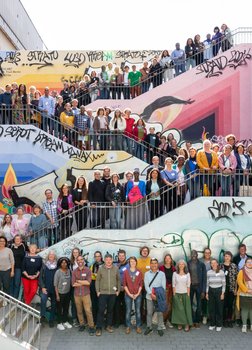 Ein Gruppenbild der deutschlandweiten Eine Weltpromotorinnen in Berlin 2024