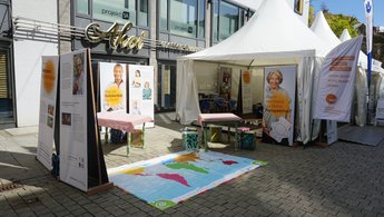 Die Ausstellung in der Innenstadt von Osnabrück