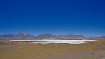 Landschaftsbild in der chilenischen Atacamawüste