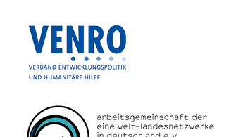 Logos von VENRO und der agl